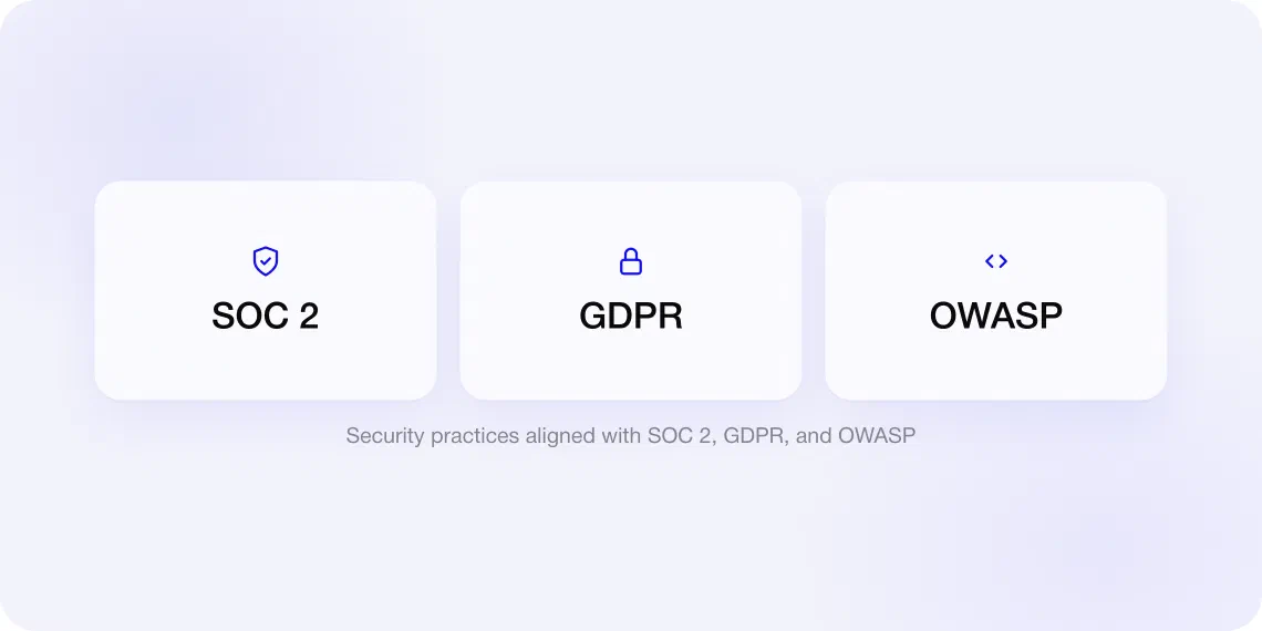 SOC 2, GDPR and OWASP