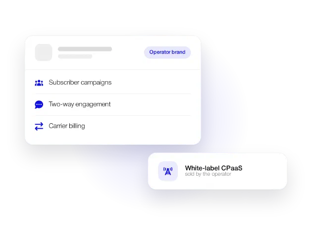 White-label CPaaS under the operator brand